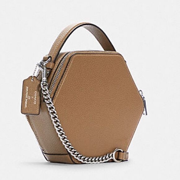 COACH X MICHEL JEAN BASQUIAT LIMITED EDITION Hexagonal Crossbody bag nwt - Picture 9 of 16